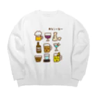 Siderunの館 B2の画伯チックなお酒 Big Crew Neck Sweatshirt