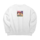 Cute dogsのI love my dogs Big Crew Neck Sweatshirt