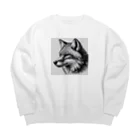 猫耳工房の猫耳工房 Big Crew Neck Sweatshirt