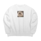 千裕アトリエ（いつもありがとう）のペルシャキャット（Persian Cat） Big Crew Neck Sweatshirt