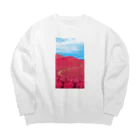 うずなか　しいのコキアの丘 Big Crew Neck Sweatshirt