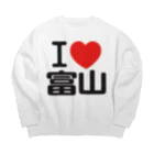 I LOVE SHOPのI LOVE 富山 Big Crew Neck Sweatshirt