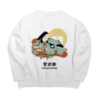 mincruの偉人シリーズ_紫式部 Big Crew Neck Sweatshirt