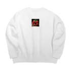 Mukimukiのマッスルストロベリー Big Crew Neck Sweatshirt