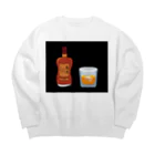 NokuchiiのTHE TAKASAKI SINGLE MALT JAPANEZE WHISKY AGED 027 YEARS Big Crew Neck Sweatshirt