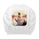 MistyStarkのプリンセスゴンドラ Big Crew Neck Sweatshirt