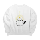 ぴよ手帖 | シマエナガ雑貨の星に願いをシマエナガ＠ぴよ手帖 | シマエナガ雑貨 Big Crew Neck Sweatshirt