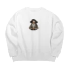 John Machの助言の老人 Big Crew Neck Sweatshirt