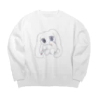 あくむ病院のしんどみうさぎちゃん Big Crew Neck Sweatshirt