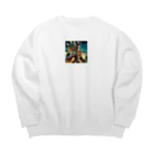 fmk235のYAKITORIHERO Big Crew Neck Sweatshirt