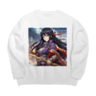 the blue seasonの亀田美恵 Big Crew Neck Sweatshirt