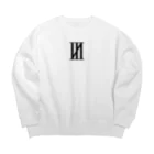 ザウルス鈴木のSUZURIのロゴ入り Big Crew Neck Sweatshirt