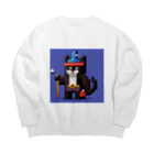 retrogameのretrogame5 Big Crew Neck Sweatshirt