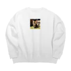 anagram12の子猫 Big Crew Neck Sweatshirt