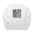 BIRDIE_GIRLのおしゃれゴルフ Big Crew Neck Sweatshirt