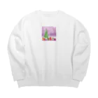 96yukiのクリスマスグッズ Big Crew Neck Sweatshirt