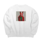 ながさわショップのクリスマス犬 Big Crew Neck Sweatshirt