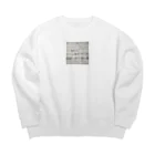 ゆっこの冬景色 Big Crew Neck Sweatshirt