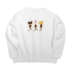 さゆのケーキ頭さん Big Crew Neck Sweatshirt