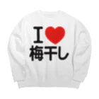 I LOVE SHOPのI LOVE 梅干し ビッグシルエットスウェット