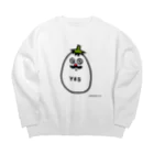 飯川雄大のお店のバウの「ナスビ」 Big Crew Neck Sweatshirt