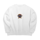 Lactominのウルトラタイガー Big Crew Neck Sweatshirt