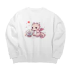 garireoの干支のかわいい龍 Big Crew Neck Sweatshirt