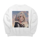 petitringo -プチリンゴ-のリル Big Crew Neck Sweatshirt