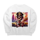 age3mのタクシードライバーブルース Big Crew Neck Sweatshirt