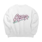 アスパラ農家の嫁のASPR ビックシルエットスウェット Big Crew Neck Sweatshirt