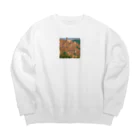 keita-sawadaのドット　イタリアのシエナの街並み Big Crew Neck Sweatshirt