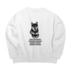 小町ちゃんのうちの犬の自己紹介つき！ Big Crew Neck Sweatshirt