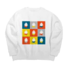 くらきち ONLINE SHOPのねこタイツ 3 × 3 Big Crew Neck Sweatshirt