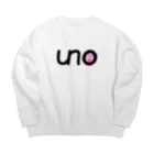 unoのUNOロゴ×ドットビキニヒップ Big Crew Neck Sweatshirt