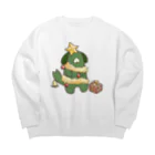 いぬのワンこそがツリー！ Big Crew Neck Sweatshirt