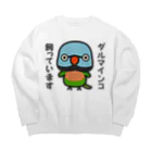 いんこ屋堂のダルマインコ飼っています（オス） Big Crew Neck Sweatshirt