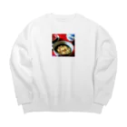 千裕アトリエ（いつもありがとう）の年越しそば Big Crew Neck Sweatshirt