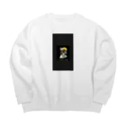 キャンドルドックの可愛いぽぽちゃん Big Crew Neck Sweatshirt