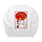 Oriのねこだって たつ年 Big Crew Neck Sweatshirt