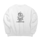 CyberArmadilloのサーファーパーキングオンリー Big Crew Neck Sweatshirt