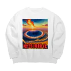 TomDomの2023年流行語大賞 候補 「地球沸騰化」 Big Crew Neck Sweatshirt