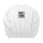 かずのこの魚グッズ Big Crew Neck Sweatshirt