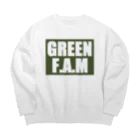 Green F.A.Mのグリーンファム Big Crew Neck Sweatshirt