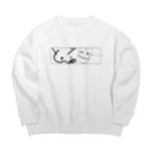 渡瀬結月・深川瑠華の「ゆづるかルーム」　番組グッズSHOPの河馬＆たていぬ　スウェット Big Crew Neck Sweatshirt