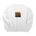 ムー大陸のムー太郎ちゃんスウェット Big Crew Neck Sweatshirt