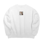 パイルドライバーのニャー Big Crew Neck Sweatshirt