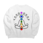 CyberArmadilloのケートゥのガヤトリマントラ Big Crew Neck Sweatshirt