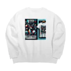 Riko_ARKKのジオメトリック・クリスマス Big Crew Neck Sweatshirt