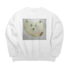 FatPunkLariatのたからネコ Big Crew Neck Sweatshirt