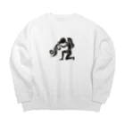 CyberArmadilloのクンバ（水瓶座） Kumbha (Aquarius) Big Crew Neck Sweatshirt